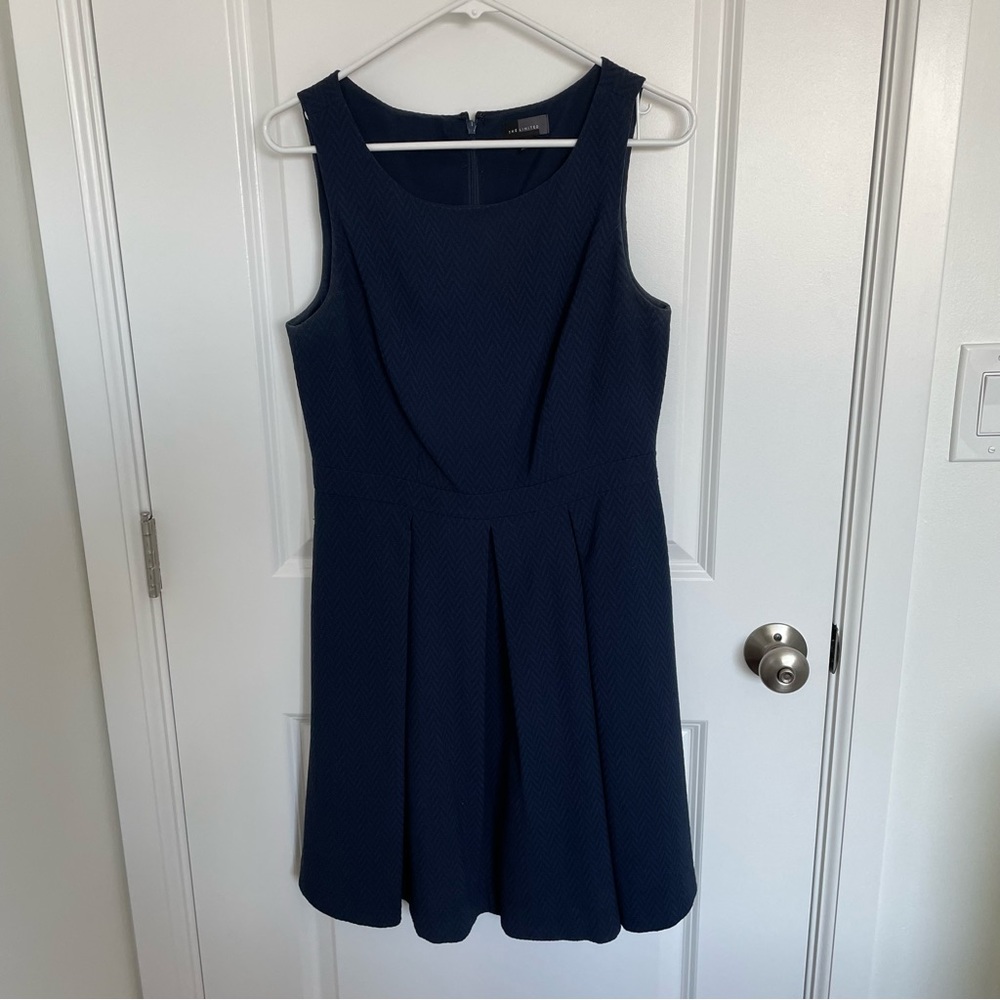 Navy Blue The Limited Dress